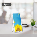 Maxbell Acrylic Brochure Holder Clear Display Stand for Literature Pamphlet Document 10.5cmx8.5cmx20cm