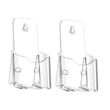 Maxbell Acrylic Brochure Holder Clear Display Stand for Literature Pamphlet Document 10.5cmx8.5cmx20cm
