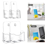 Maxbell Acrylic Brochure Holder Clear Display Stand for Literature Pamphlet Document 10.5cmx8.5cmx20cm