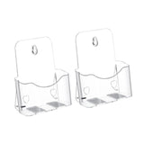 Maxbell Acrylic Brochure Holder Clear Display Stand for Literature Pamphlet Document 17cmx8.5cmx20.5cm