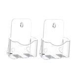 Maxbell Acrylic Brochure Holder Clear Display Stand for Literature Pamphlet Document 17cmx8.5cmx20.5cm