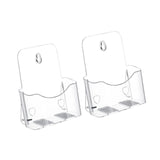 Maxbell Acrylic Brochure Holder Clear Display Stand for Literature Pamphlet Document 17cmx8.5cmx20.5cm