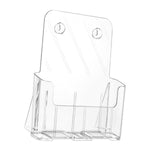 Maxbell Clear Display Stand Organizer Sign Reception Meeting Acrylic Brochure Holder 23.2cmx9.5cmx27.5cm