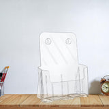 Maxbell Clear Display Stand Organizer Sign Reception Meeting Acrylic Brochure Holder 23.2cmx9.5cmx27.5cm