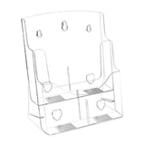 Maxbell Clear Display Stand Organizer Sign Reception Meeting Acrylic Brochure Holder 23.5cmx11.7cmx27.5cm