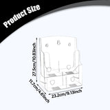 Maxbell Clear Display Stand Organizer Sign Reception Meeting Acrylic Brochure Holder 23.5cmx11.7cmx27.5cm