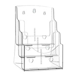 Maxbell Clear Display Stand Organizer Sign Reception Meeting Acrylic Brochure Holder 23.5cmx17cmx33cm