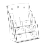 Maxbell Clear Display Stand Organizer Sign Reception Meeting Acrylic Brochure Holder 23.5cmx17cmx33cm