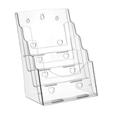 Maxbell Clear Display Stand Organizer Sign Reception Meeting Acrylic Brochure Holder 23.54cmx20cmx35cm