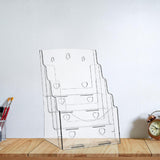 Maxbell Clear Display Stand Organizer Sign Reception Meeting Acrylic Brochure Holder 23.54cmx20cmx35cm