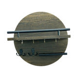 Maxbell Wall Storage Rack Round Key Holder Wall Mounted for Bedroom Dorm Living Room Style A