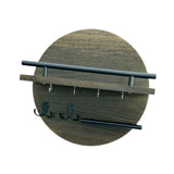 Maxbell Wall Storage Rack Round Key Holder Wall Mounted for Bedroom Dorm Living Room Style A