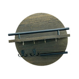 Maxbell Wall Storage Rack Round Key Holder Wall Mounted for Bedroom Dorm Living Room Style A
