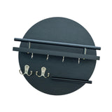 Maxbell Wall Storage Rack Round Key Holder Wall Mounted for Bedroom Dorm Living Room Style B