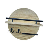 Maxbell Wall Storage Rack Round Key Holder Wall Mounted for Bedroom Dorm Living Room Style D