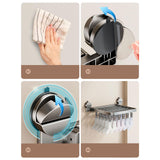 Maxbell Suction Cup Sock Drying Rack Folding Clothespin for Gloves Hats Laundry Room 30 Clips