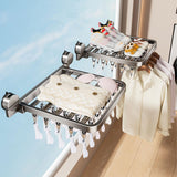 Maxbell Suction Cup Sock Drying Rack Folding Clothespin for Gloves Hats Laundry Room 30 Clips