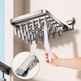 Maxbell Suction Cup Sock Drying Rack Folding Clothespin for Gloves Hats Laundry Room 30 Clips