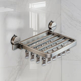 Maxbell Suction Cup Sock Drying Rack Folding Clothespin for Gloves Hats Laundry Room 24 Clips