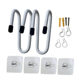 Maxbell 2 Pieces Skateboard Wall Hanger Adhesive for Clothing Game Controller Helmet