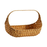 Maxbell Woven Picnic Basket Shopping Kitchen Counter Imitation Rattan Storage Basket 37cmx29cm