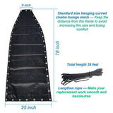 Maxbell Reinforced Mesh and Rope Set Comfortable Universal Patio Chairs Repair Cloth