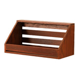 Maxbell Wall Shelf Storage Rustic Ideal Gift Wall Mount for Bedroom Office Farmhouse Brown