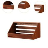 Maxbell Wall Shelf Storage Rustic Ideal Gift Wall Mount for Bedroom Office Farmhouse Brown