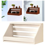 Maxbell Wall Shelf Storage Rustic Ideal Gift Wall Mount for Bedroom Office Farmhouse White