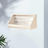 Maxbell Wall Shelf Storage Rustic Ideal Gift Wall Mount for Bedroom Office Farmhouse White
