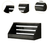 Maxbell Wall Shelf Storage Rustic Ideal Gift Wall Mount for Bedroom Office Farmhouse Black