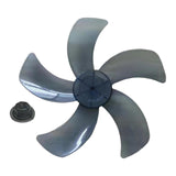 Maxbell Fan Blade Replacement Household Universal Professional Part Fitting 5 Leaves Gray