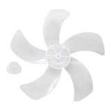 Maxbell Fan Blade Replacement Household Universal Professional Part Fitting 5 Leaves White