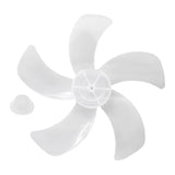 Maxbell Fan Blade Replacement Household Universal Professional Part Fitting 5 Leaves White