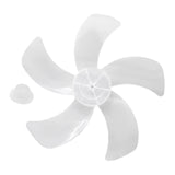 Maxbell Fan Blade Replacement Household Universal Professional Part Fitting 5 Leaves White