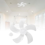 Maxbell Fan Blade Replacement Household Universal Professional Part Fitting 5 Leaves White