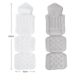 Maxbell Full Body Bath Pillow White with Hook Professional Sturdy SPA Bathtub Pillow