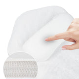 Maxbell Full Body Bath Pillow White with Hook Professional Sturdy SPA Bathtub Pillow