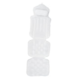 Maxbell Full Body Bath Pillow White with Hook Professional Sturdy SPA Bathtub Pillow