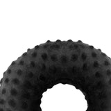 Maxbell Ear Piercing Pillow Round Shaped Soft Travel Easy Clean Side Sleeping Pillow Black