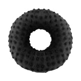 Maxbell Ear Piercing Pillow Round Shaped Soft Travel Easy Clean Side Sleeping Pillow Black