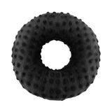 Maxbell Ear Piercing Pillow Round Shaped Soft Travel Easy Clean Side Sleeping Pillow Black