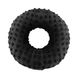 Maxbell Ear Piercing Pillow Round Shaped Soft Travel Easy Clean Side Sleeping Pillow Black