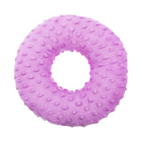 Maxbell Ear Piercing Pillow Round Shaped Soft Travel Easy Clean Side Sleeping Pillow Violet