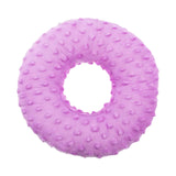 Maxbell Ear Piercing Pillow Round Shaped Soft Travel Easy Clean Side Sleeping Pillow Violet