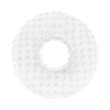 Maxbell Ear Piercing Pillow Round Shaped Soft Travel Easy Clean Side Sleeping Pillow White