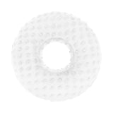 Maxbell Ear Piercing Pillow Round Shaped Soft Travel Easy Clean Side Sleeping Pillow White