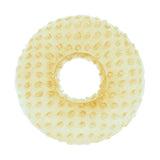 Maxbell Ear Piercing Pillow Round Shaped Soft Travel Easy Clean Side Sleeping Pillow Yellow