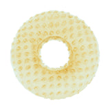 Maxbell Ear Piercing Pillow Round Shaped Soft Travel Easy Clean Side Sleeping Pillow Yellow