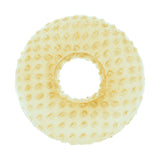 Maxbell Ear Piercing Pillow Round Shaped Soft Travel Easy Clean Side Sleeping Pillow Yellow